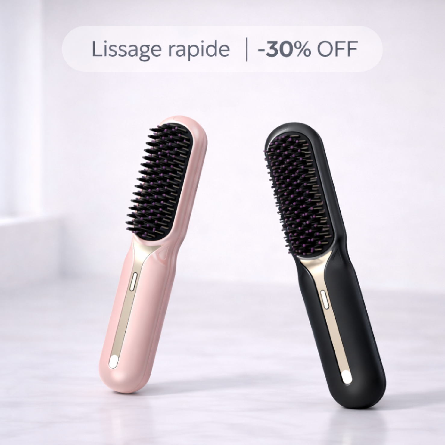 Brosse Chauffante Lissante Sans Fil | Silka™